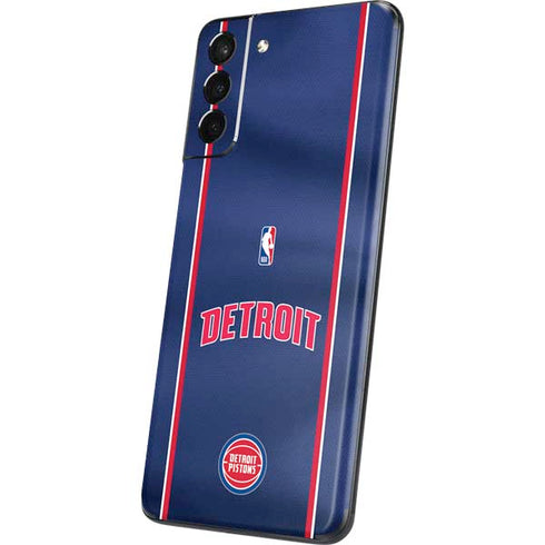 NBA Detroit Pistons Jersey Galaxy S21 Plus 5G Skin
